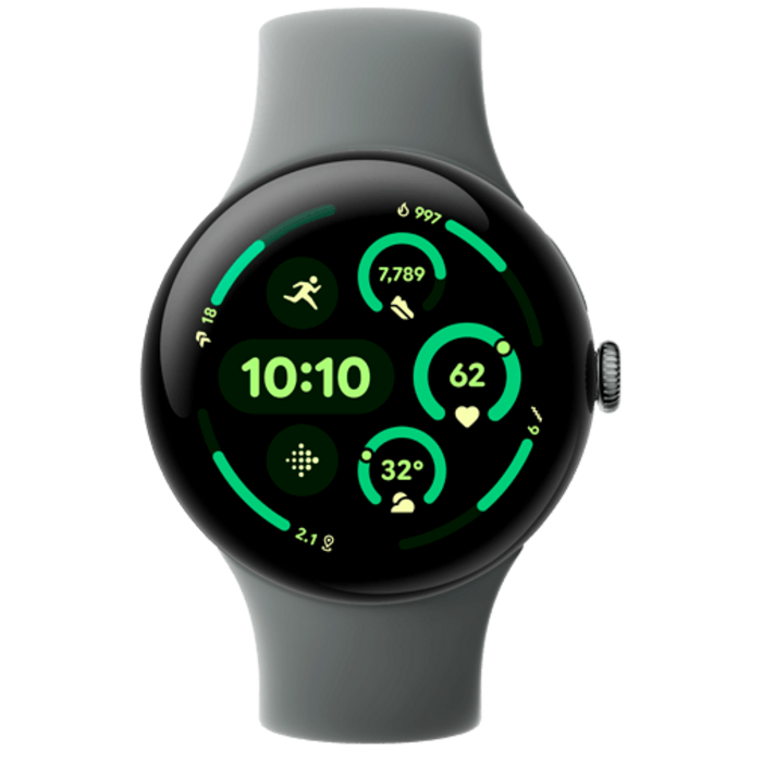 Google Google Pixel Watch 3 Smartwatch (Wi-Fi) - 45mm - Matte Hazel