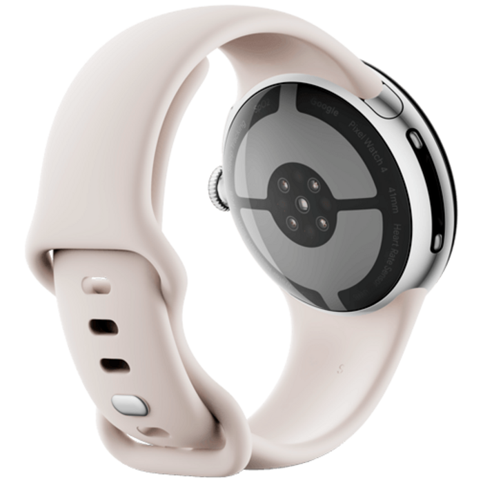 Google Google Pixel Watch 4 (Wi-Fi) - 41mm - Zilver/Beige