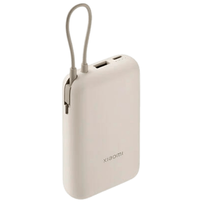 Xiaomi Xiaomi 22.5W Powerbank 10.000mAh met Geïntegreerde USB-C Kabel - Beige