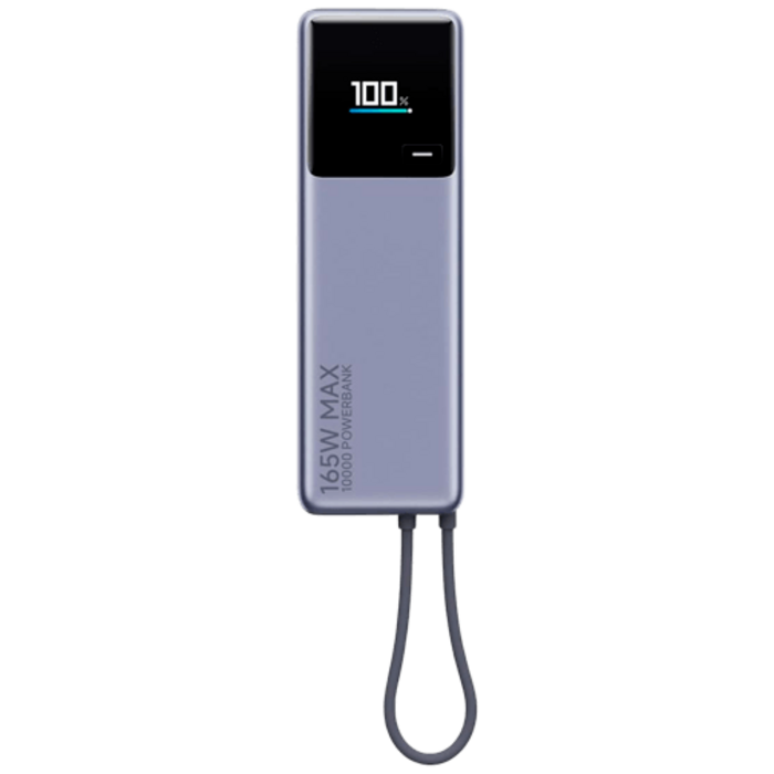 Xiaomi Xiaomi 165W Snellader Powerbank 10.000mAh met Geïntegreerde Kabel - Grijs (BHR9361GL)