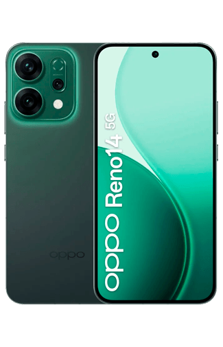 Oppo OPPO Reno14 5G Smartphone - 512GB Opslag - 12GB RAM - Luminous Green