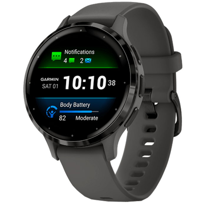 Garmin Garmin Venu 3S GPS Smartwatch - 41mm - Slate / Pebble Gray