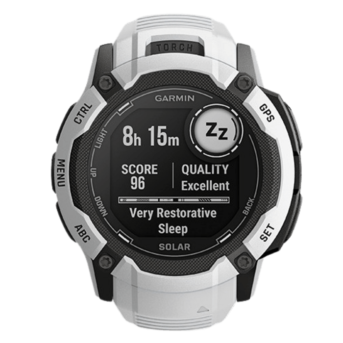 Garmin Garmin Instinct 2X Solar - Robuuste GPS Smartwatch - Whitestone