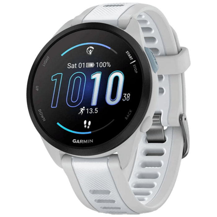 Garmin Garmin Forerunner 165 GPS Hardloophorloge - Mist Grey / Whitestone