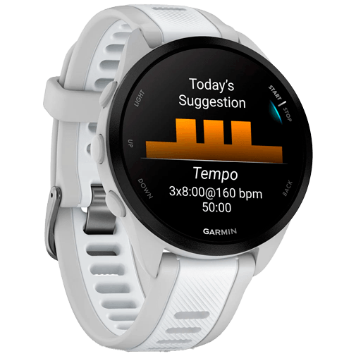 Garmin Garmin Forerunner 165 GPS Hardloophorloge - Mist Grey / Whitestone