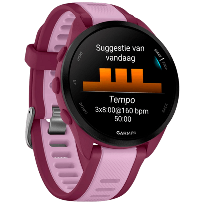 Garmin Garmin Forerunner 165 Music GPS Hardloophorloge - Berry/Lilac