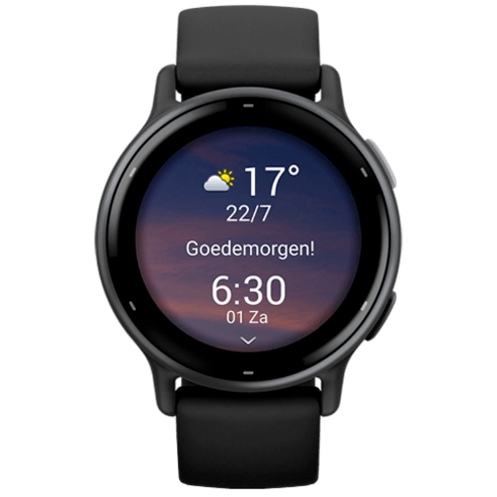 Garmin Garmin vívoactive® 5 Smartwatch - Zwart/Slate (Siliconenband)