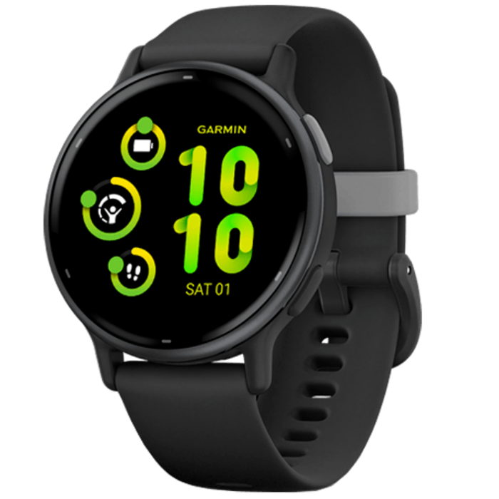 Garmin Garmin vívoactive® 5 Smartwatch - Zwart/Slate (Siliconenband)