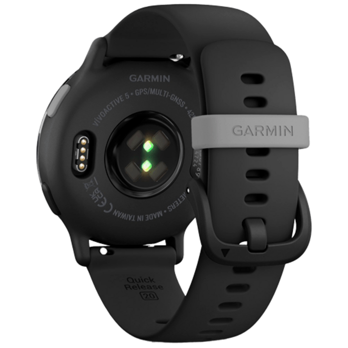 Garmin Garmin vívoactive® 5 Smartwatch - Zwart/Slate (Siliconenband)