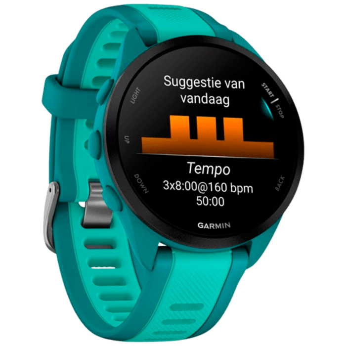 Garmin Garmin Forerunner 165 Music GPS Hardloophorloge - Turquoise / Aqua