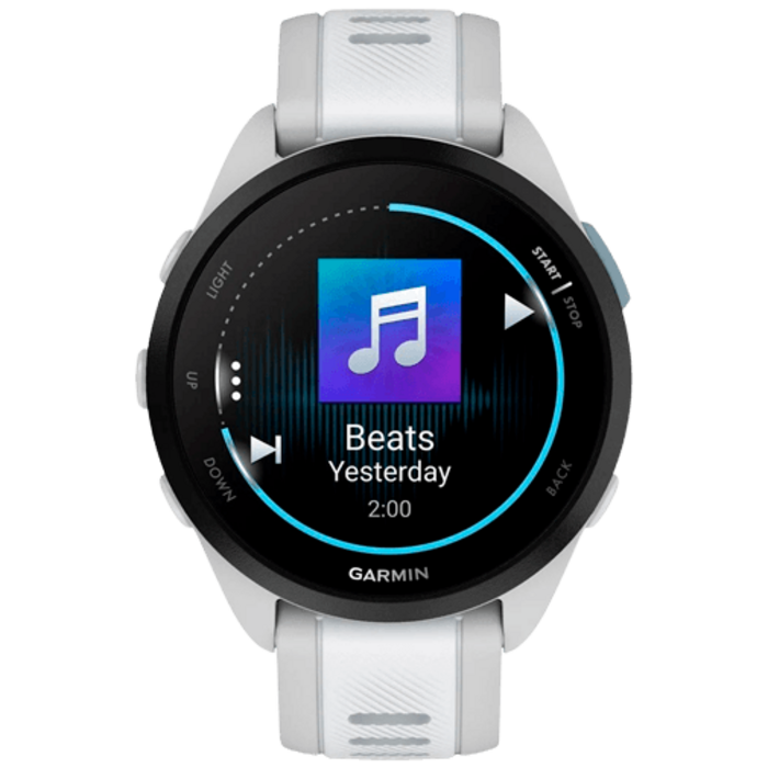 Garmin Garmin Forerunner 165 Music GPS Hardloophorloge - Mist Grey / Whitestone