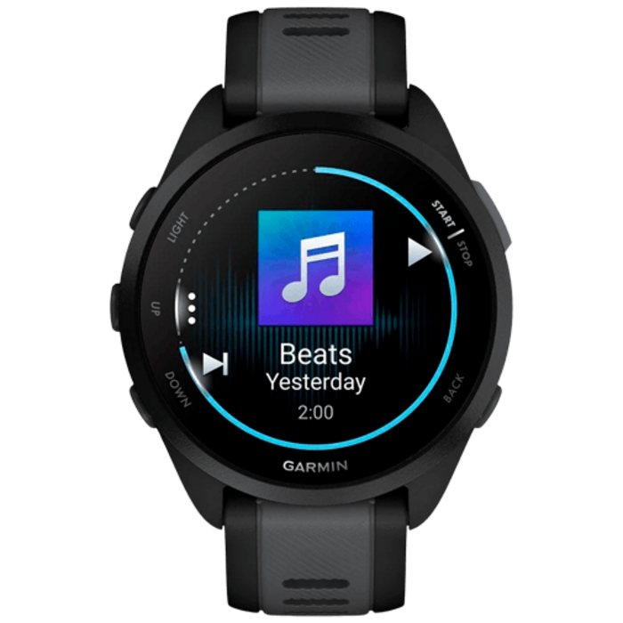 Garmin Garmin Forerunner 165 Music - GPS Hardloophorloge - Zwart / Leigrijs