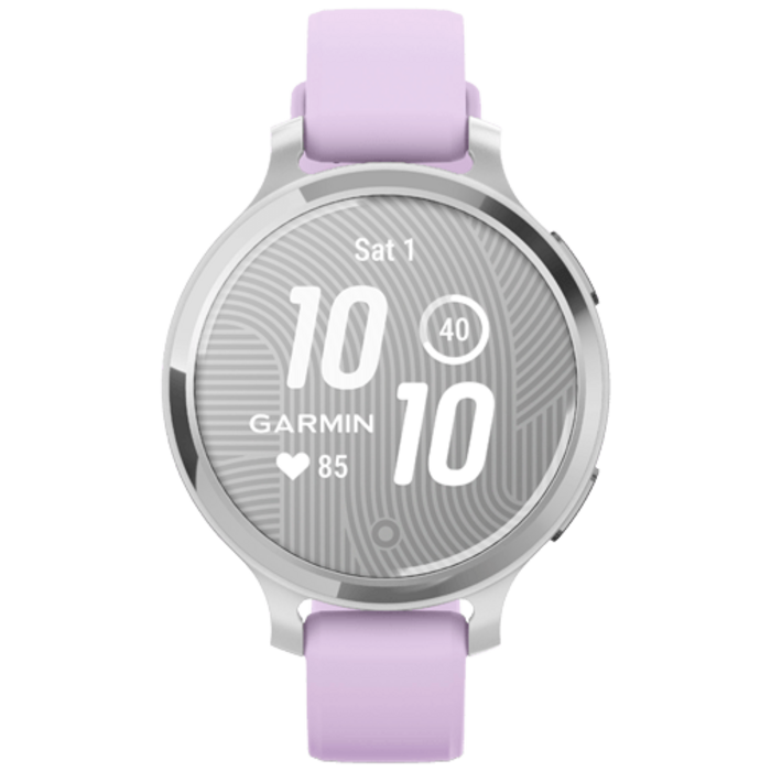Garmin Garmin Lily 2 Active - Stijlvolle Smartwatch met GPS - Zilver / Purple Jasmine