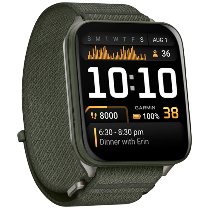 Garmin Garmin Venu X1 Smartwatch - Zwart (Zwarte Nylon Band)