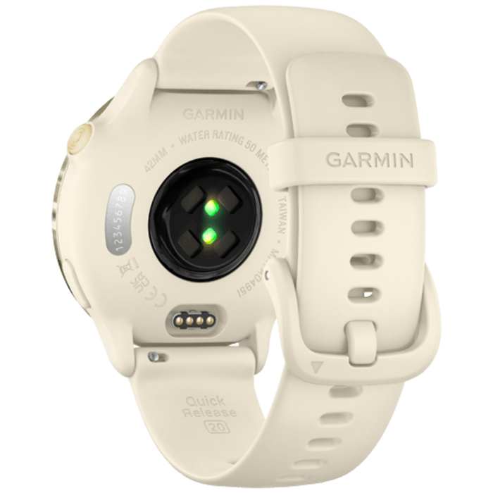 Garmin Garmin Vivoactive 6 GPS Smartwatch - Lunar Gold / Beige