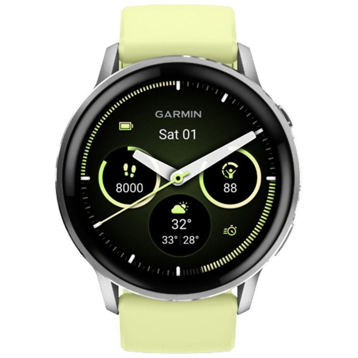 Garmin Garmin Venu 4 GPS Smartwatch - 45mm - Zilver/Geel