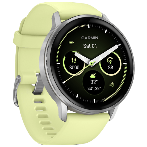 Garmin Garmin Venu 4 GPS Smartwatch - 45mm - Zilver/Geel, foto 3 van 5