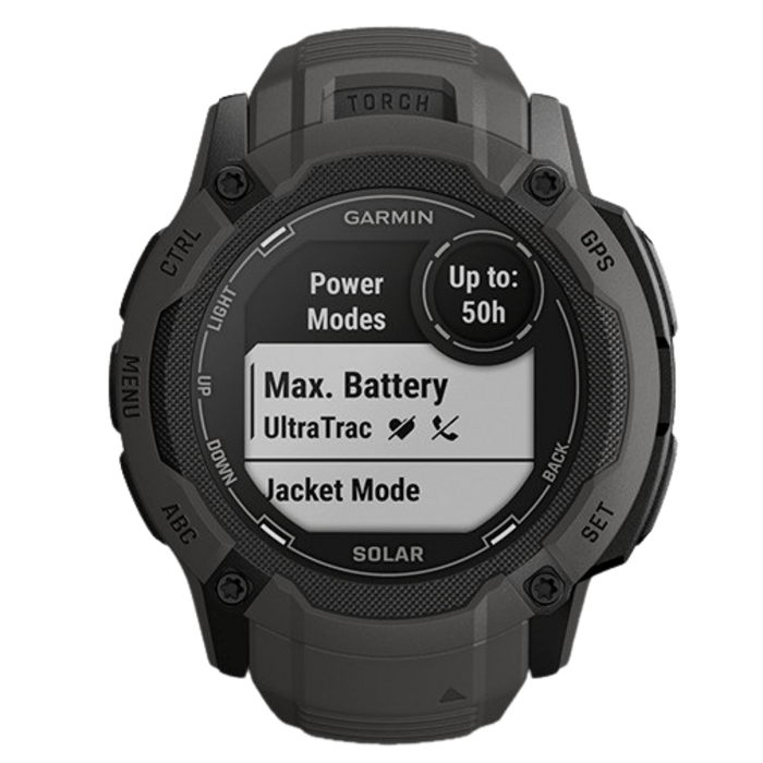 Garmin Garmin Instinct 2X Solar - Robuuste GPS Smartwatch - Graphite