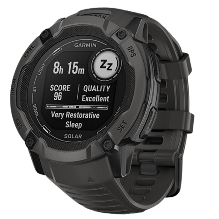 Garmin Garmin Instinct 2X Solar - Robuuste GPS Smartwatch - Graphite