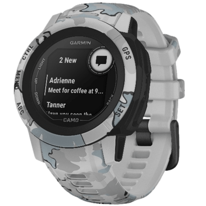 Garmin Garmin Instinct 2S Camo Edition - Robuuste GPS Smartwatch - Mist Camo (Grijs)