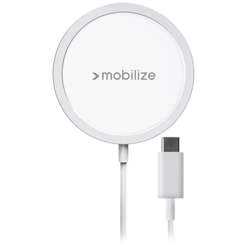 Mobilize Mobilize MagSafe Draadloze Snellader 15W Wit