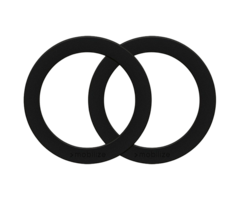 Mobilize Mobilize Magnetische Ring Zwart (2-Pack) - Universele MagSafe Adapter