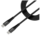 Mobilize USB-C naar USB-C Nylon Kabel - 1 Meter - Zwart