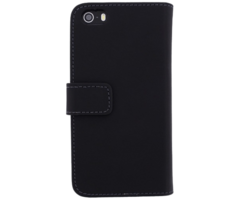 Mobilize Mobilize Slim Wallet Book Case Apple iPhone 5/5S/SE - Zwart