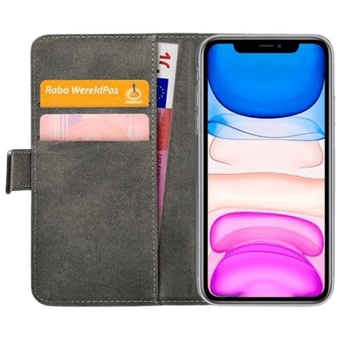 Mobilize Mobilize PU-leer Book Case Zwart voor Apple iPhone 11
