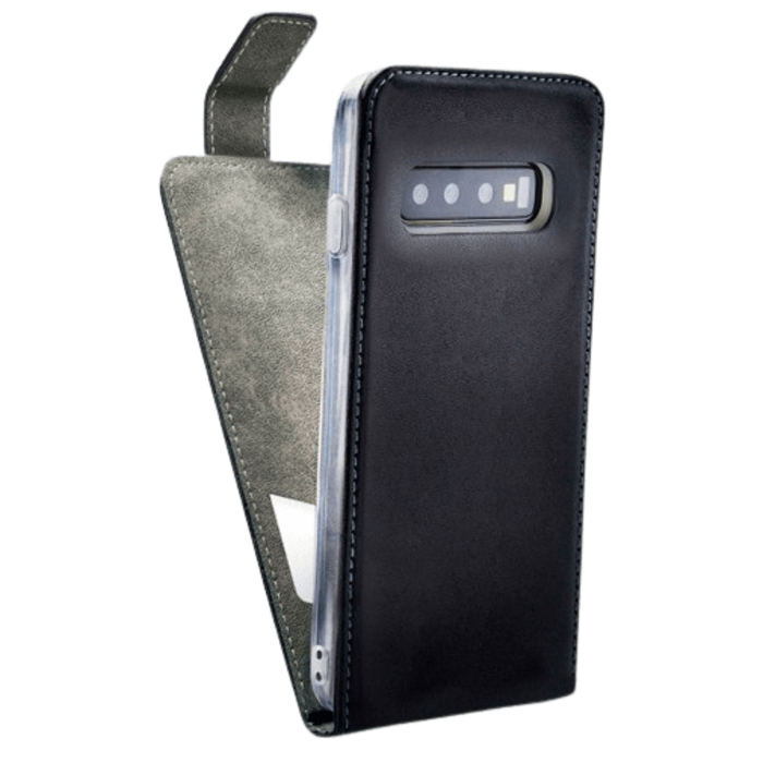 Mobilize Mobilize Classic Gelly Flip Case Zwart voor Samsung Galaxy S10+