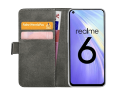 Mobilize Mobilize PU-leer Book Case Zwart voor Realme 6S