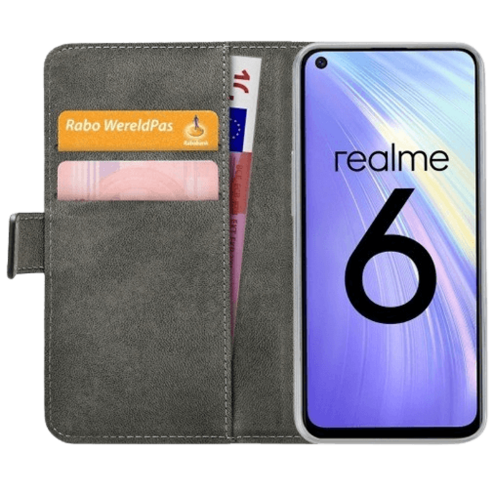 Mobilize Mobilize PU-leer Book Case Zwart voor Realme 6S