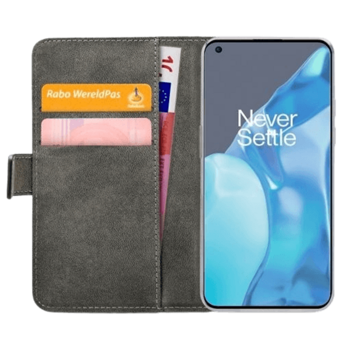 Mobilize Mobilize PU-leer Book Case Zwart voor OnePlus 9 Pro