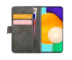Mobilize Mobilize PU-leer Book Case Zwart voor Samsung Galaxy A52 / A52S