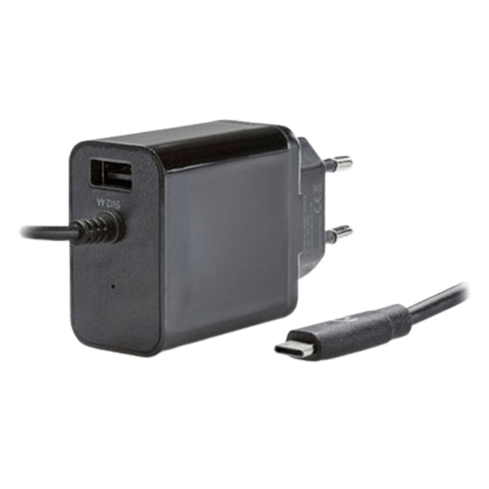 Mobilize Mobilize Dual USB & USB-C Snellader 15W - Zwart