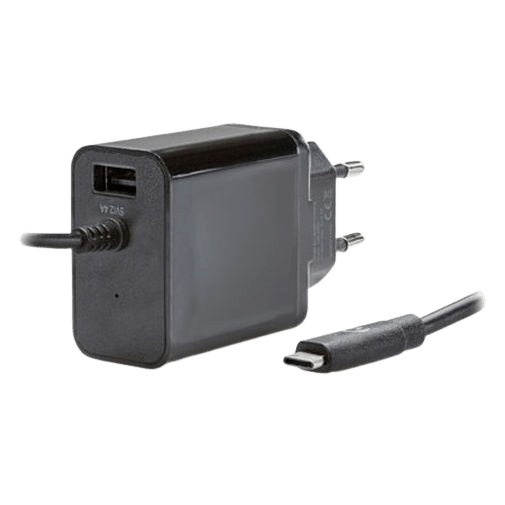 Mobilize Mobilize Dual USB & USB-C Snellader 15W - Zwart