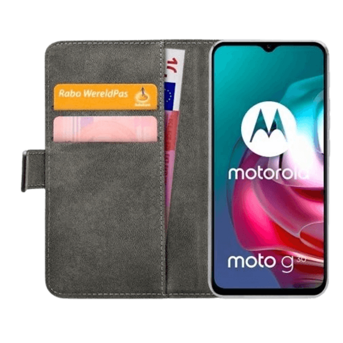 Mobilize Mobilize PU-leer Book Case Zwart voor Motorola Moto G10 / G20 / G30