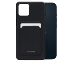 Mobilize Mobilize Cardcase TPU Back Cover Zwart voor Apple iPhone 14