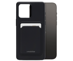 Mobilize Mobilize Cardcase TPU Back Cover Zwart voor Apple iPhone 14 Pro Max