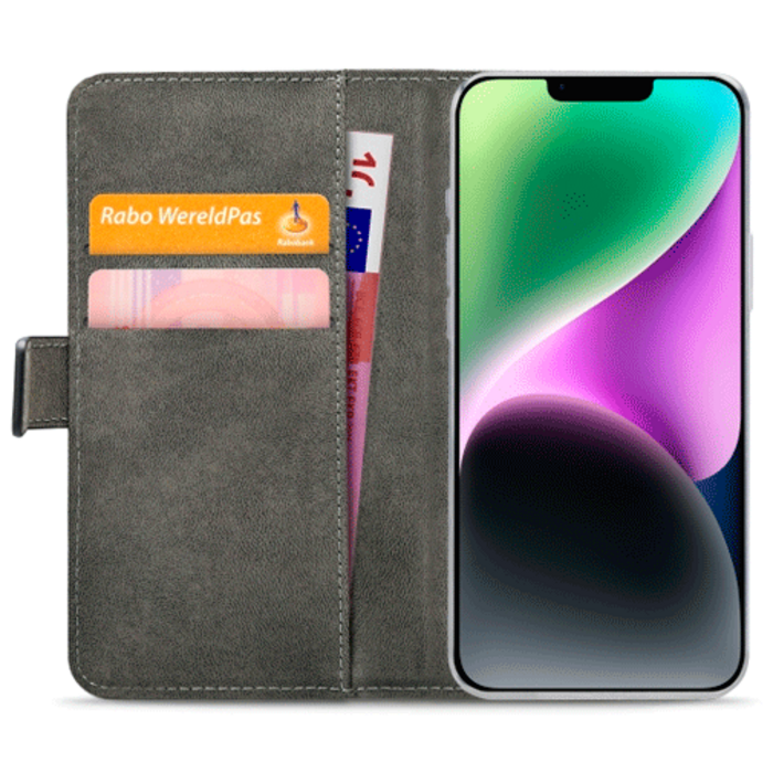 Mobilize Mobilize PU-leer Book Case Zwart voor Apple iPhone 14 Plus