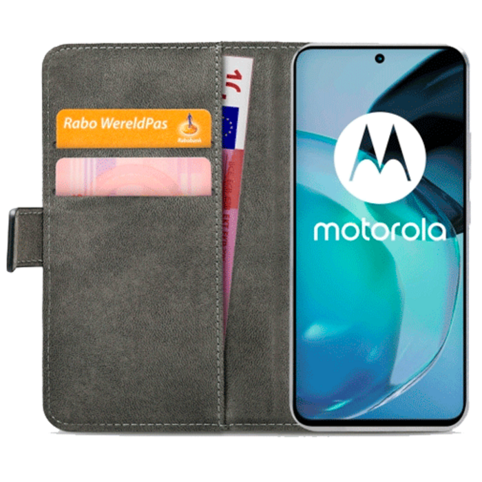 Mobilize Mobilize PU-leer Book Case Zwart voor Motorola Moto G72
