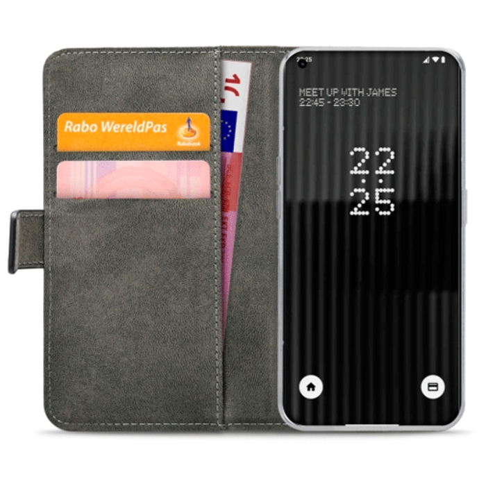 Mobilize Mobilize PU-leder Book Case Zwart voor Nothing Phone (1)