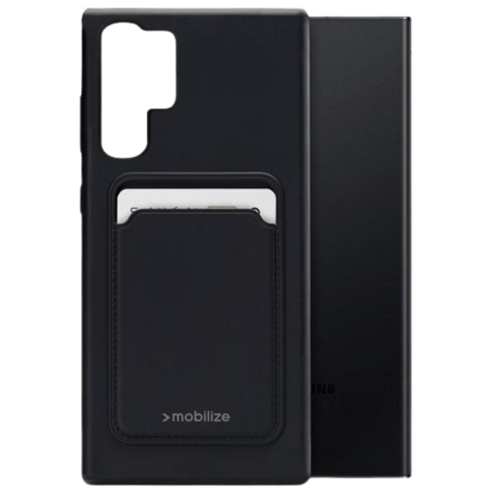 Mobilize Mobilize Cardcase TPU Back Cover Zwart Samsung Galaxy S23 Ultra
