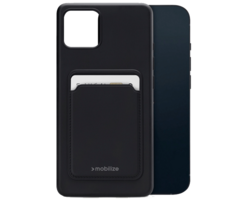 Mobilize Mobilize Cardcase TPU Back Cover Zwart voor Apple iPhone 13 Mini