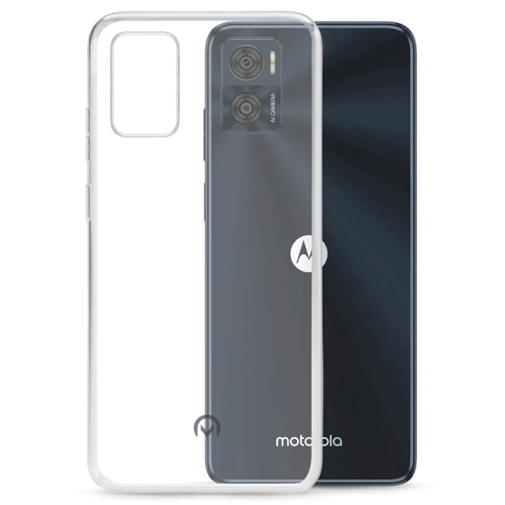 Mobilize Mobilize TPU Back Cover Transparant voor Motorola Moto E22 / E22i