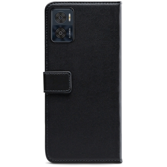 Mobilize Mobilize PU-leer Book Case Zwart voor Motorola Moto E22 / E22i