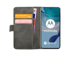 Mobilize Mobilize PU-leer Book Case Zwart voor Motorola Moto G53