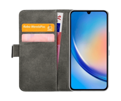Mobilize Mobilize PU-leer Book Case Zwart voor Samsung Galaxy A34 5G