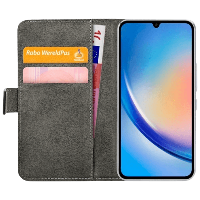 Mobilize Mobilize PU-leer Book Case Zwart voor Samsung Galaxy A34 5G