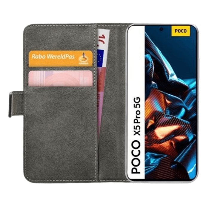 Mobilize Mobilize PU-leer Book Case Zwart voor Xiaomi Poco X5 Pro